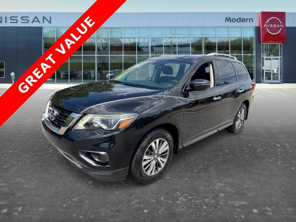 Used 2017 Magnetic Black Metallic Nissan S image 1