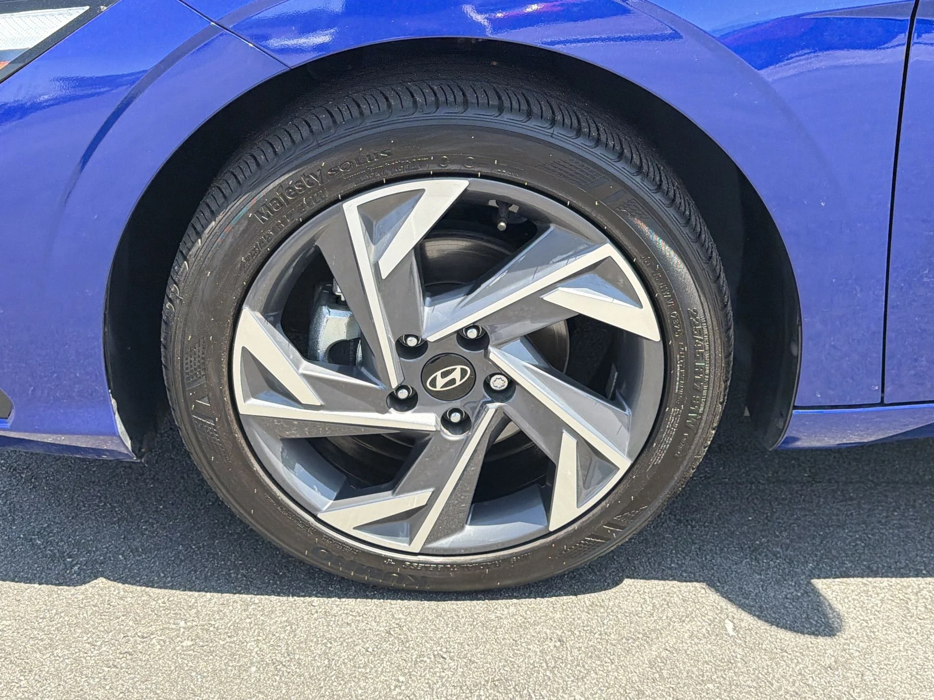 Certified Used 2025 Intense Blue Hyundai SEL Sport image 31