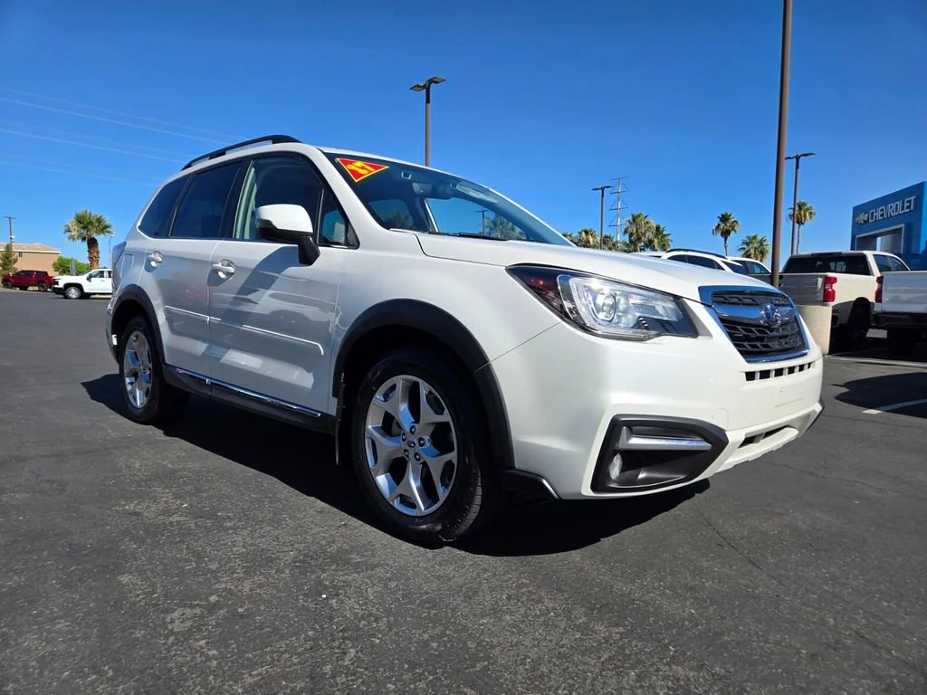 Used 2017 Crystal White Pea Subaru Touring image 1