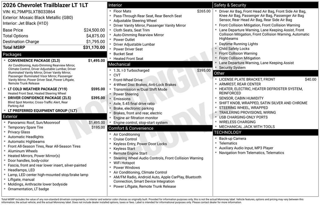 2026 Chevrolet Trailblazer LT - Photo 32