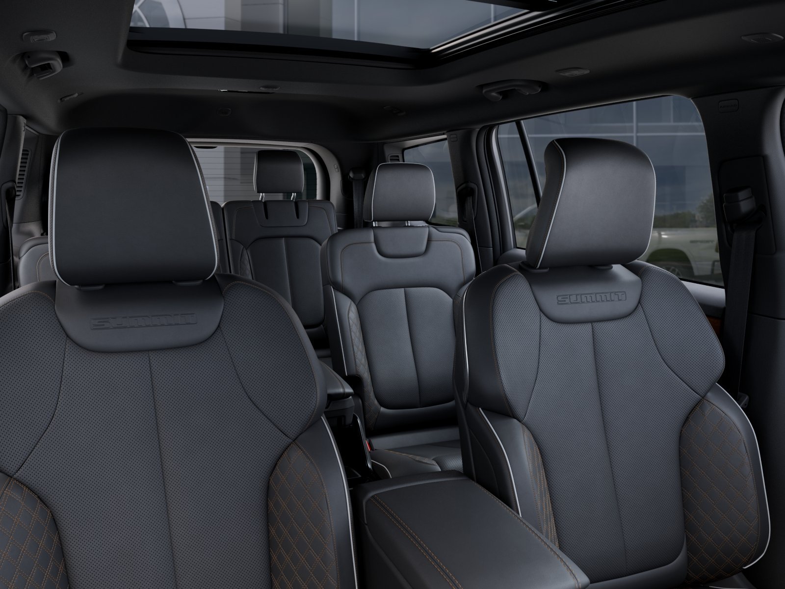 New 2026 Diamond Black Crystal Pearl-Coat Exterior Paint Jeep Summit image 52
