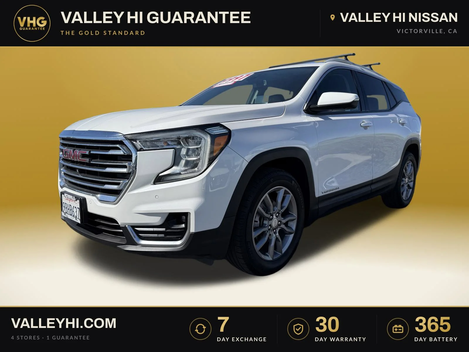 Used 2022 White GMC SLT image 3