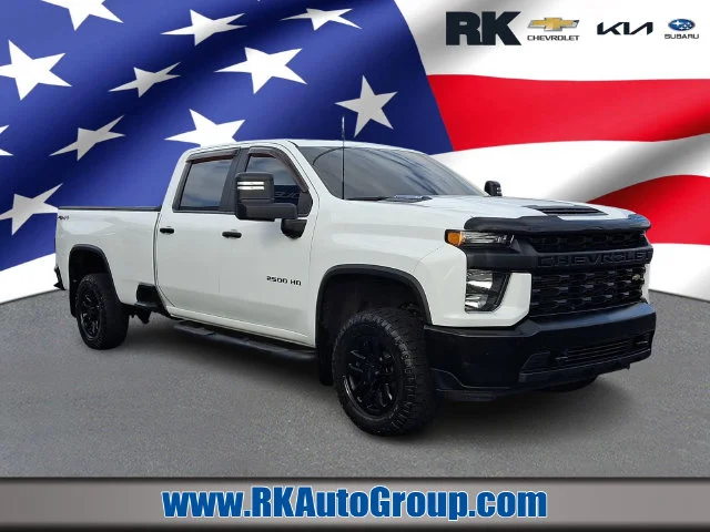 Used 2021 White Chevrolet Work Truck image 1