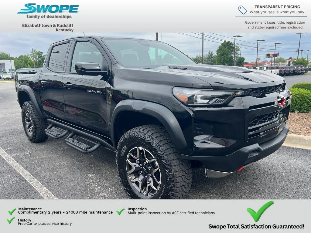 Used 2025 Black Chevrolet 4WD ZR2 image 1