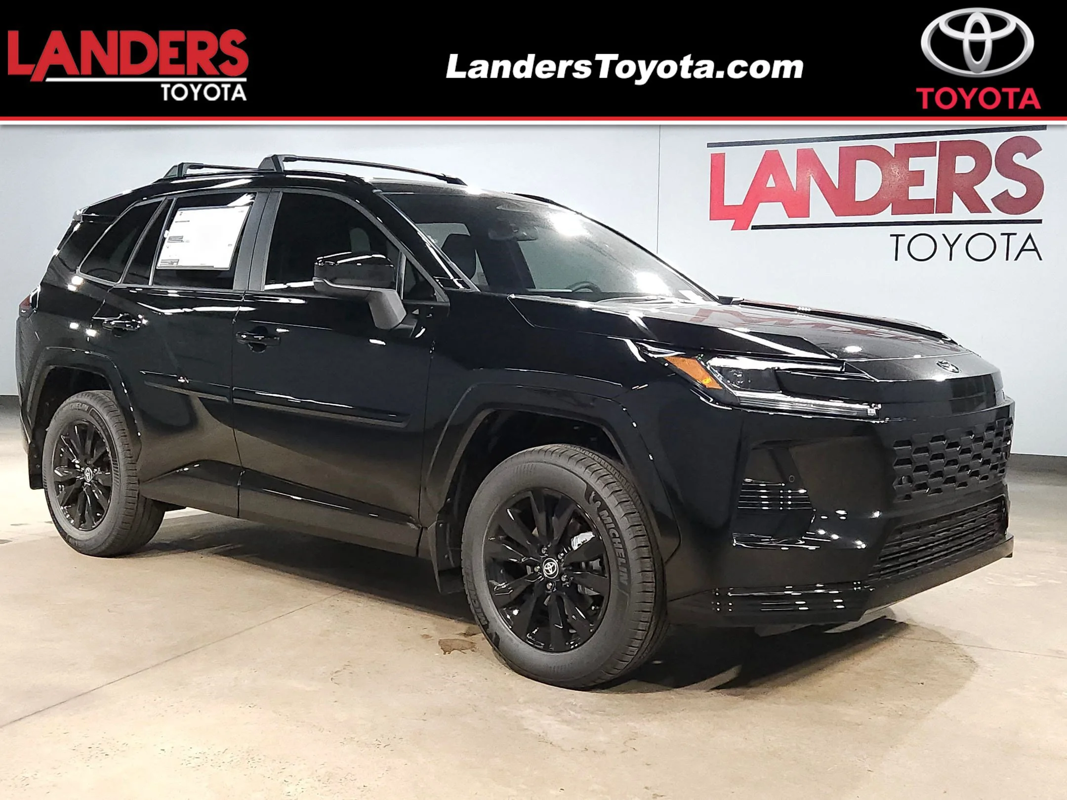 New 2026 Midnight Black Metallic Toyota SE image 1