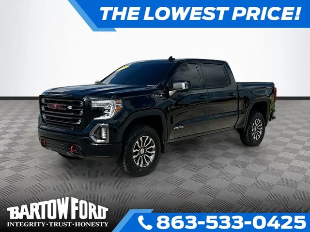 Used 2021 Black GMC AT4 image 1
