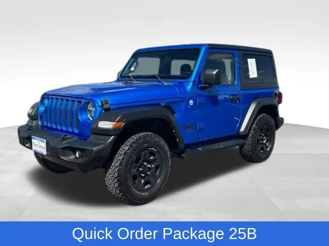 Used 2021 Blue Jeep Sport image 1