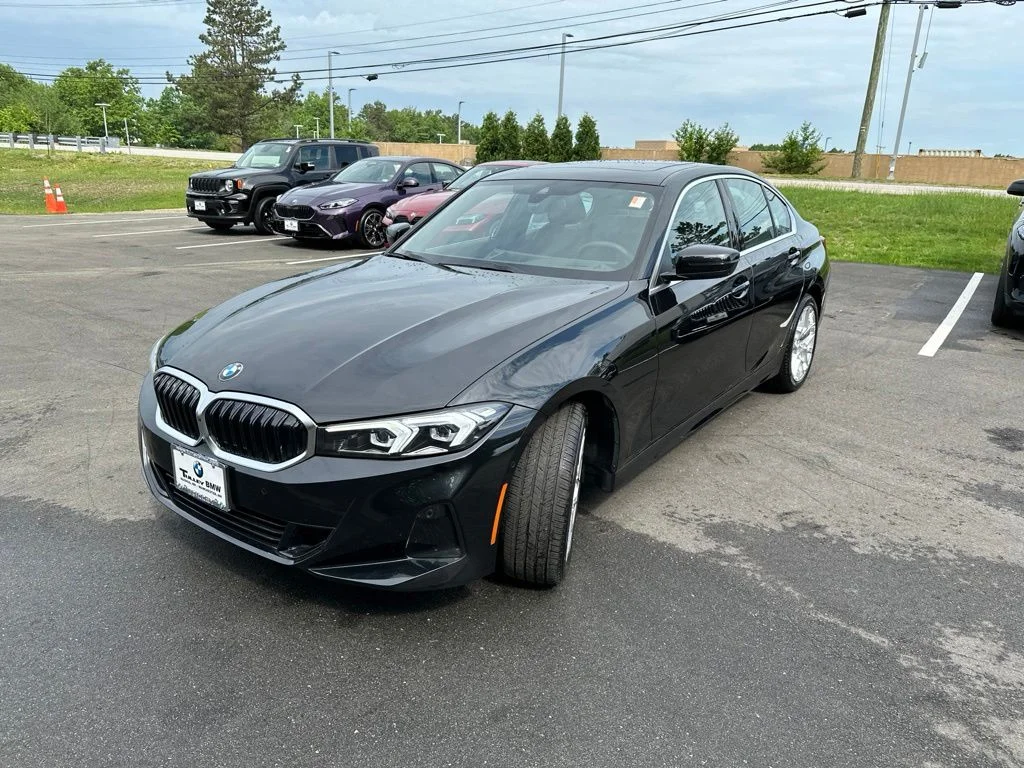Certified Used 2025 Black Sapphire Metallic BMW 330i xDrive image 3