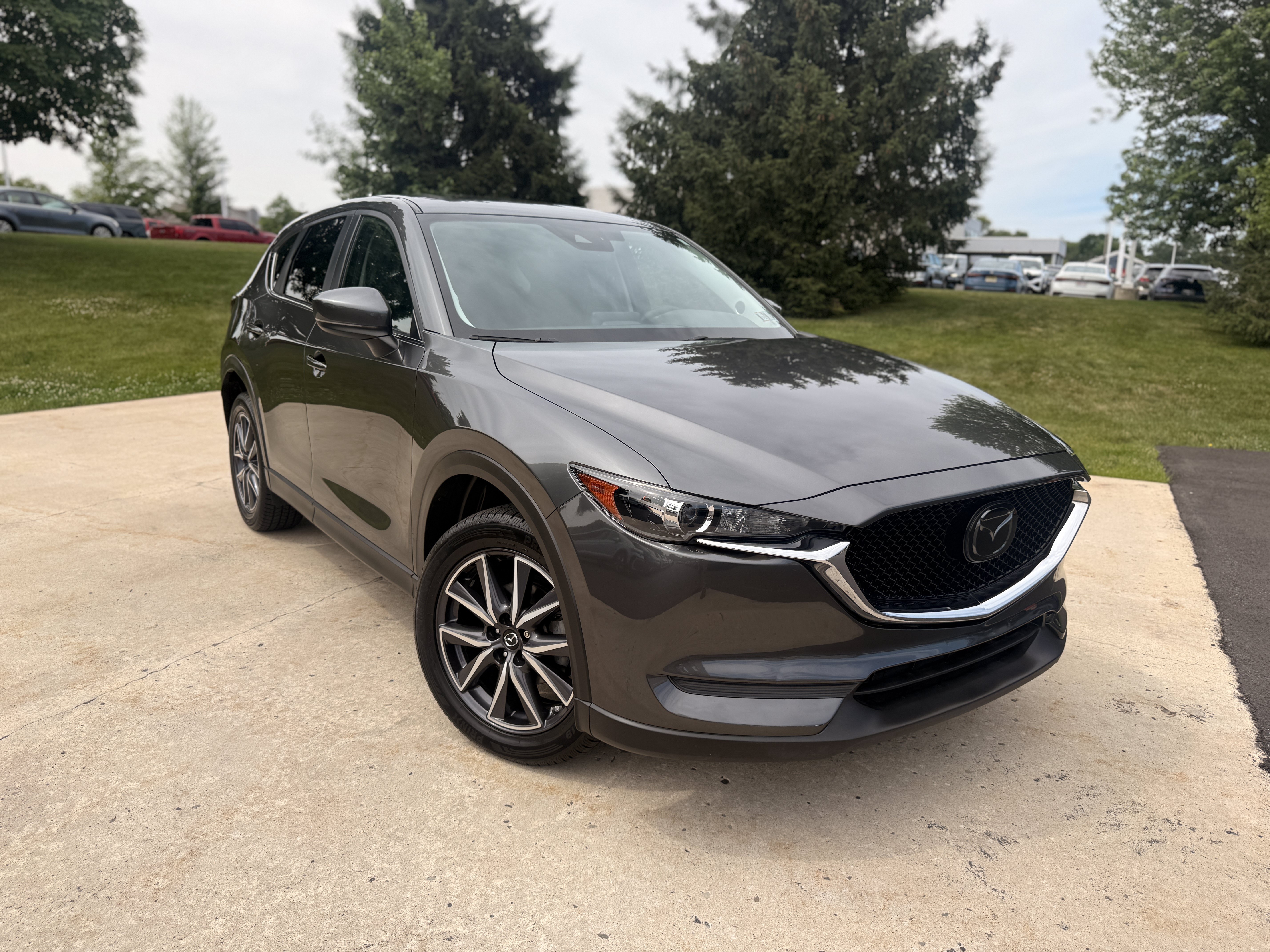 Used 2018 Machine Gray Metallic Mazda Touring image 2