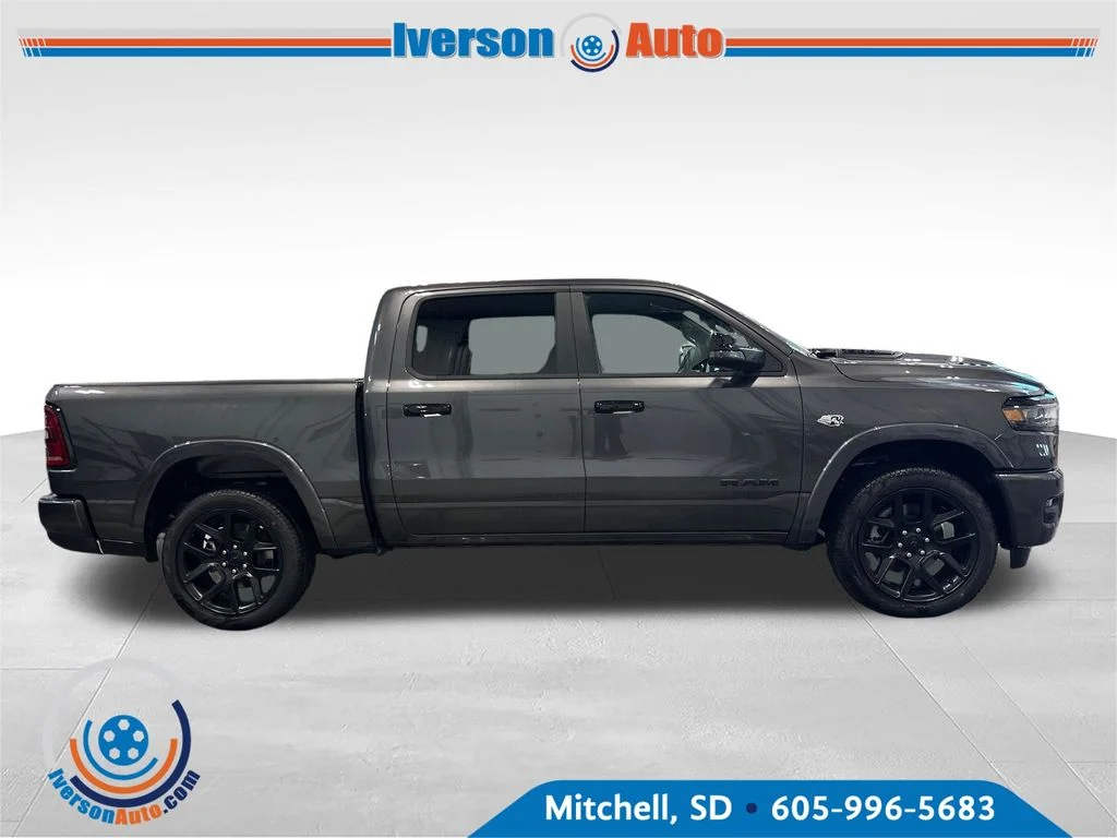 New 2026 Granite Crystal Metallic Clear-Coat Exterior Paint RAM Laramie image 8