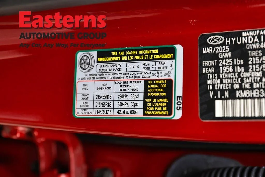 Used 2025 Red Hyundai SEL image 36
