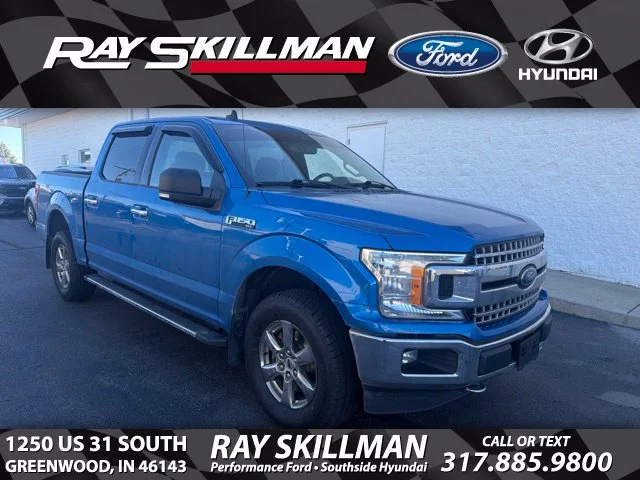 Used 2020 Velocity Blue Metallic Ford XLT image 1