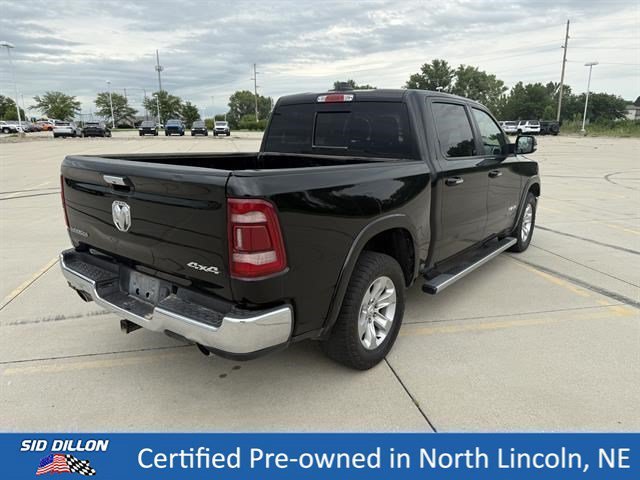 Used 2022 Diamond Black Crystal Pearlcoat Ram Laramie image 8