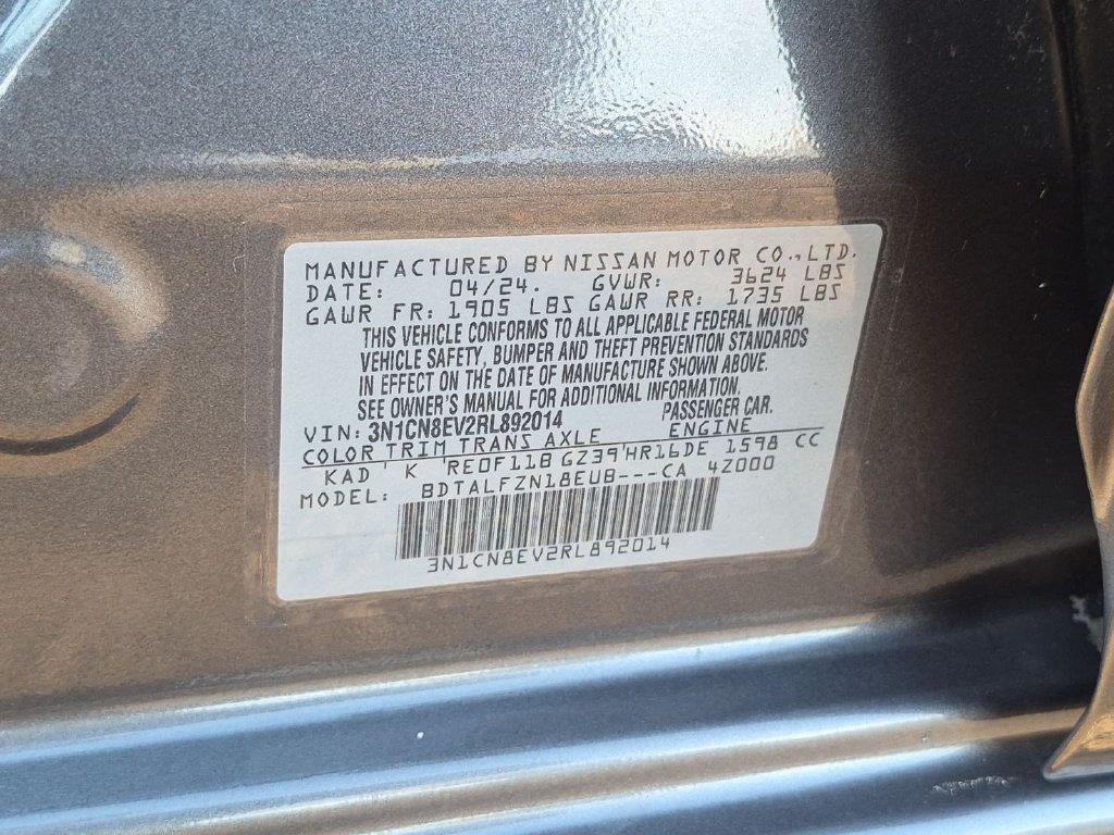 Certified Used 2024 Gun Metallic Nissan 1.6 SV image 32