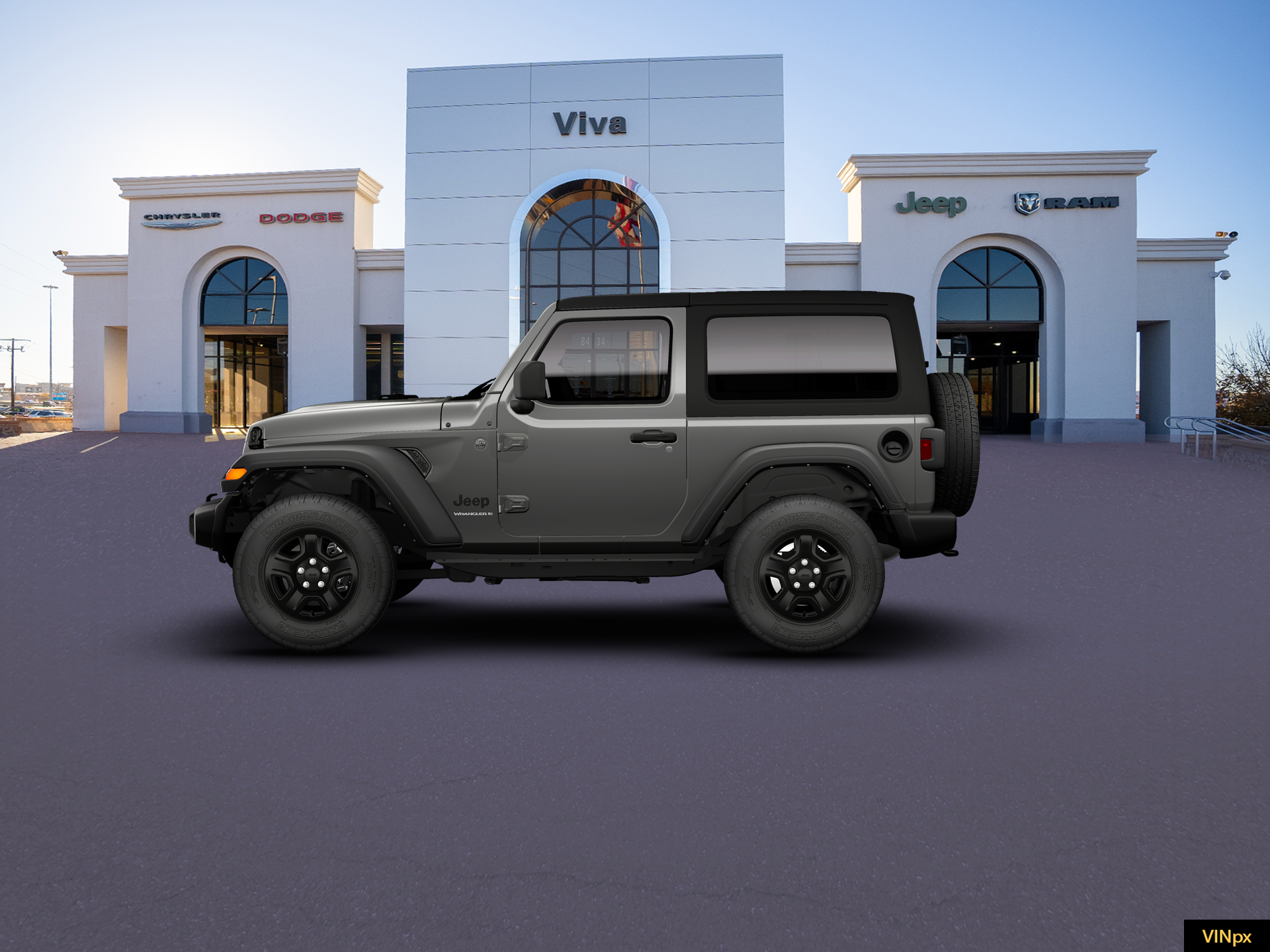 New 2026 Granite Crystal Metallic Clear-Coat Exterior Paint Jeep Sport image 3
