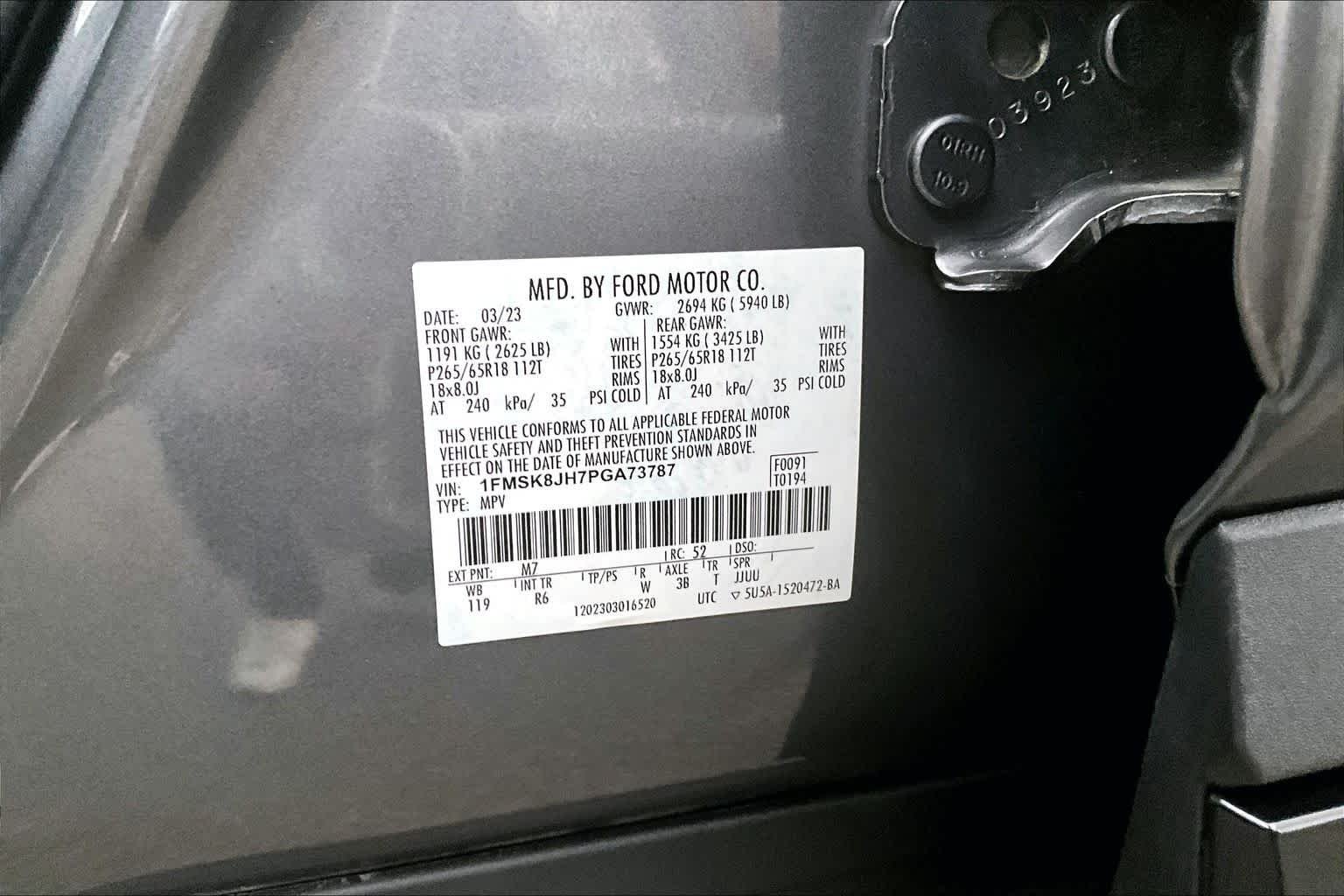 Used 2023 Carbonized Gray Ford Timberline image 38