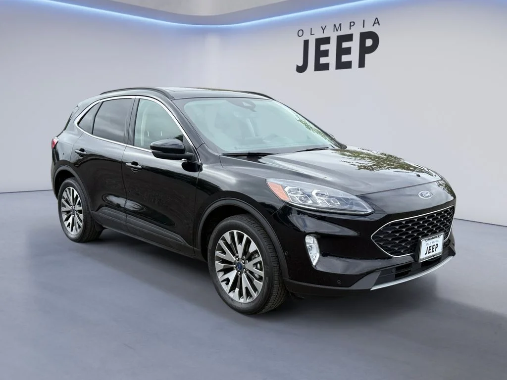 Used 2020 Black Ford Titanium image 8