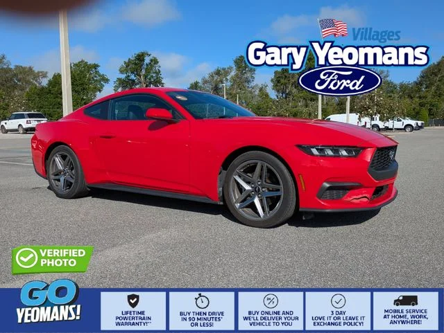Certified Used 2024 Race Red Ford EcoBoost image 1