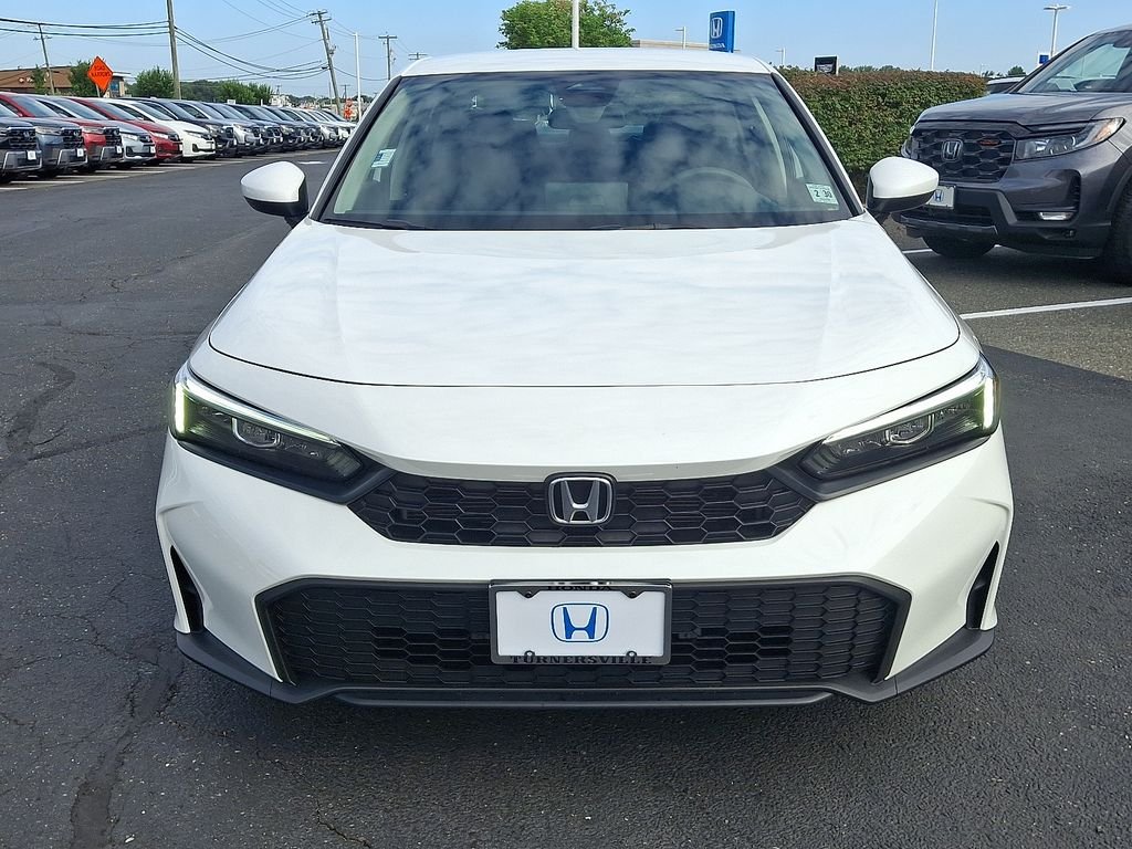 Certified Used 2025 Platinum White Pearl Honda 4D LX image 2