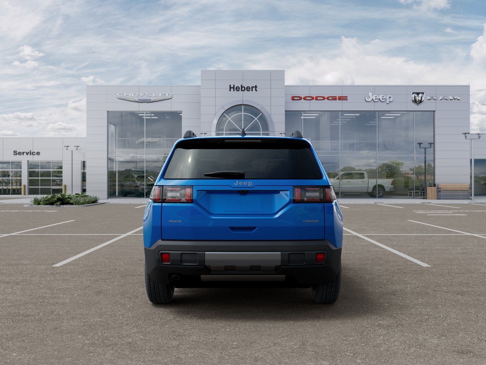 New 2026 Hydro Blue Pearl-Coat Exterior Paint Jeep Laredo image 27