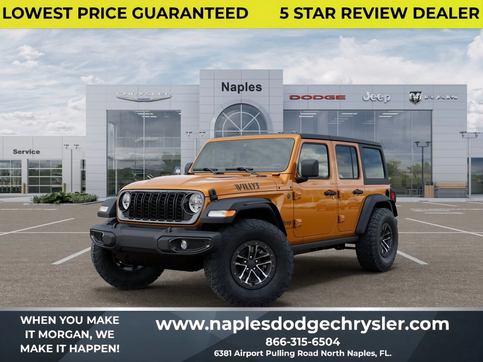 New 2026 Goldilocks Exterior Paint Jeep Willys image 1