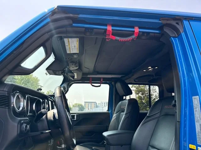 Used 2021 Hydro Blue Pearl Coat Jeep Unlimited Rubicon 392 image 27