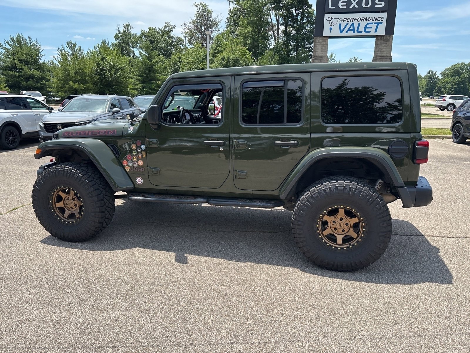 Used 2021 Sarge Green Clearcoat Jeep Unlimited Rubicon image 2