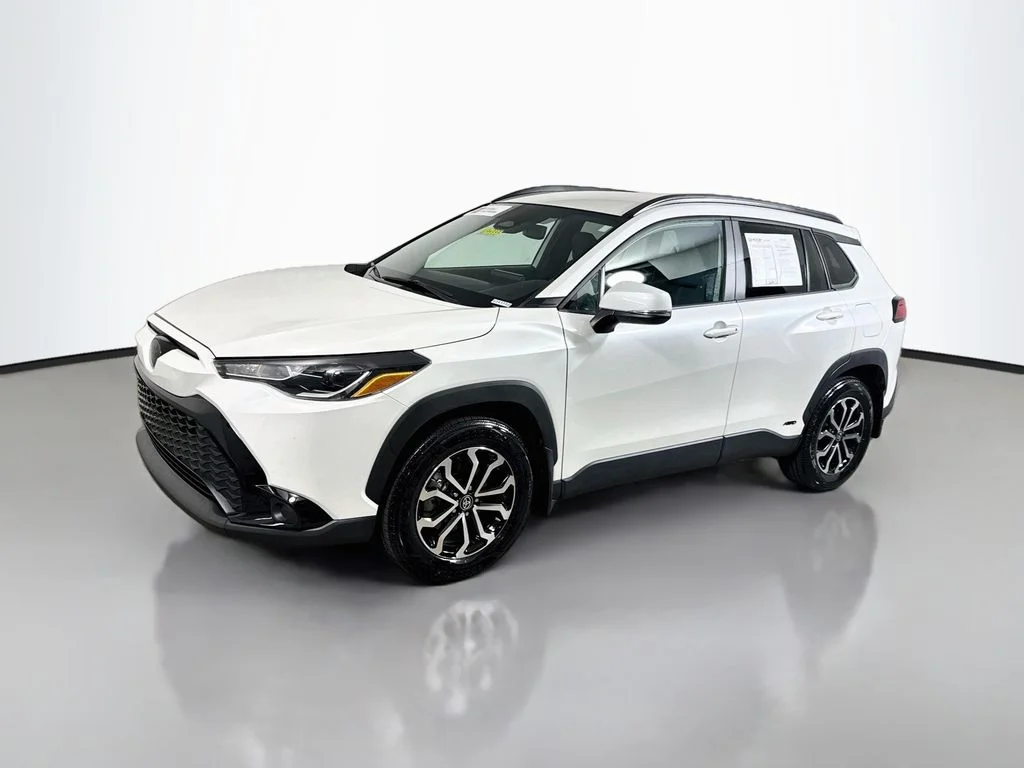 Certified Used 2024 Wind Chill Pearl Toyota Hybrid SE image 3