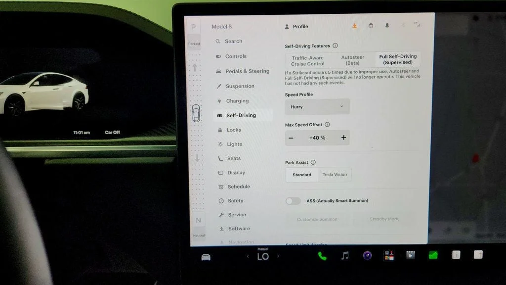 Used 2022 Pearl White Multi-Coat Tesla Plaid AWD image 21