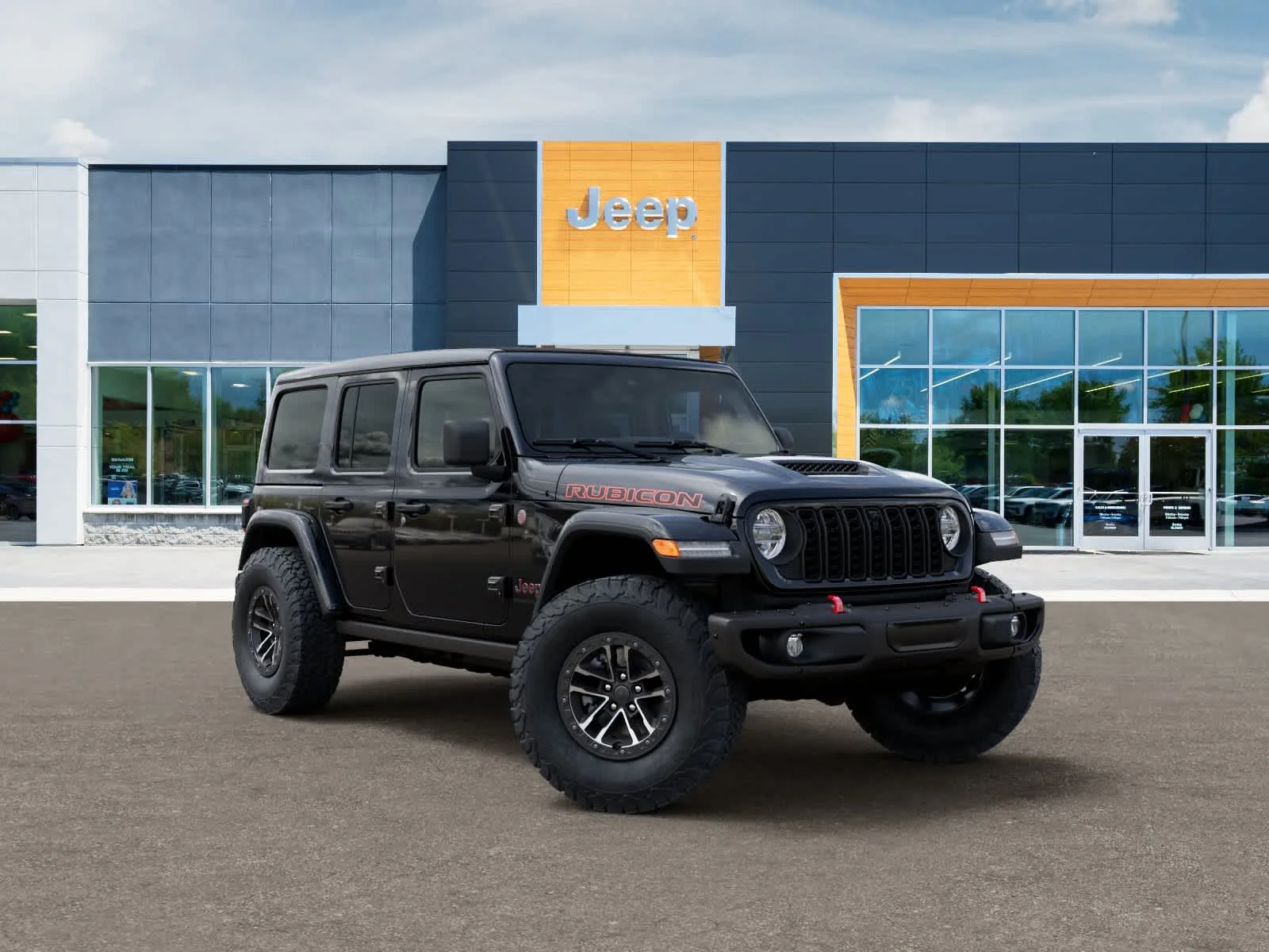 New 2026 Black Clearcoat Jeep Rubicon X image 5
