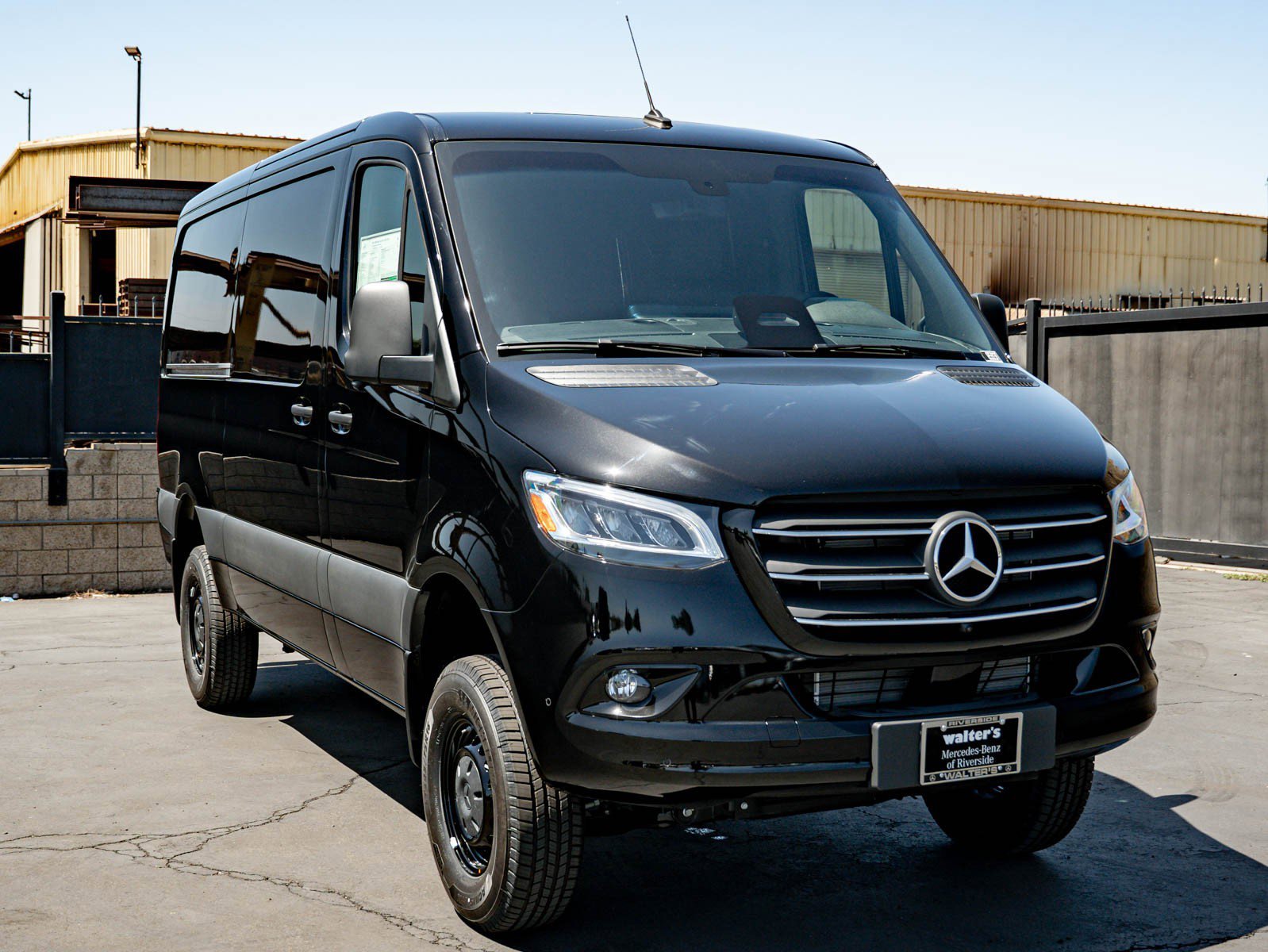 New 2026 Obsidian Black Metallic Mercedes-Benz 2500 Standard Roof I4 Diesel HO 144 AWD image 3