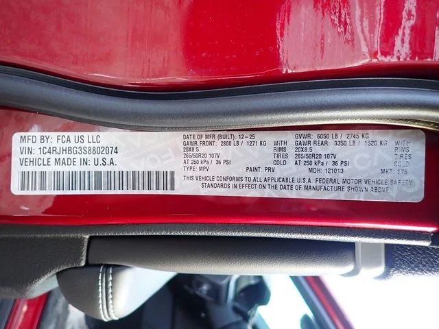 New 2025 Red Jeep Limited image 17