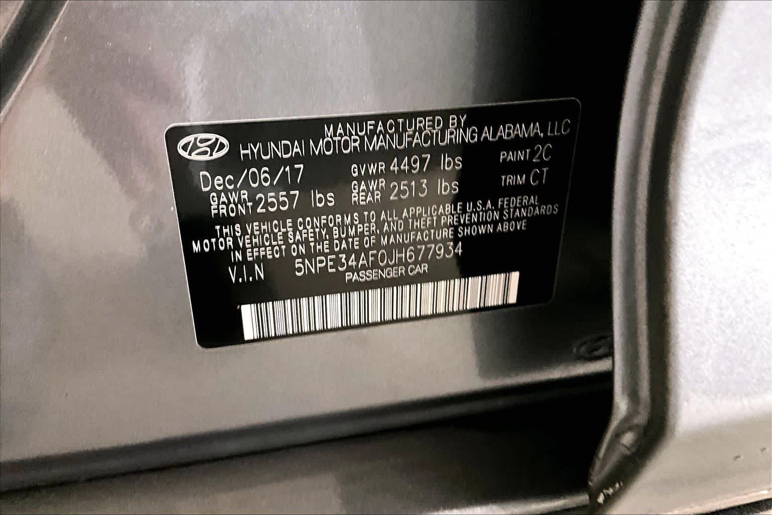 Used 2018 Machine Gray Hyundai Sport image 32