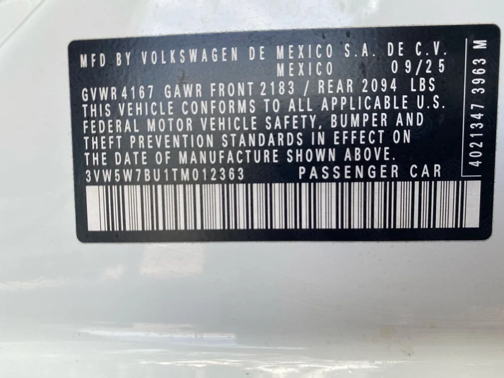 Certified Used 2026 White Volkswagen 1.5T S image 20
