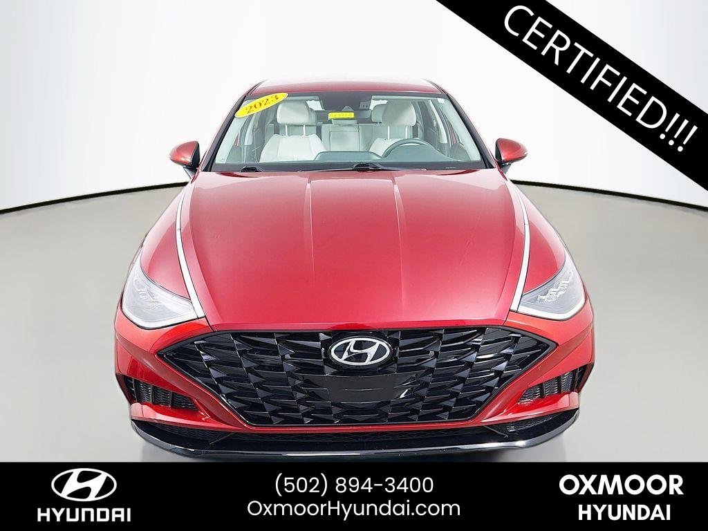 Used 2023 Ultimate Red Hyundai SEL image 2