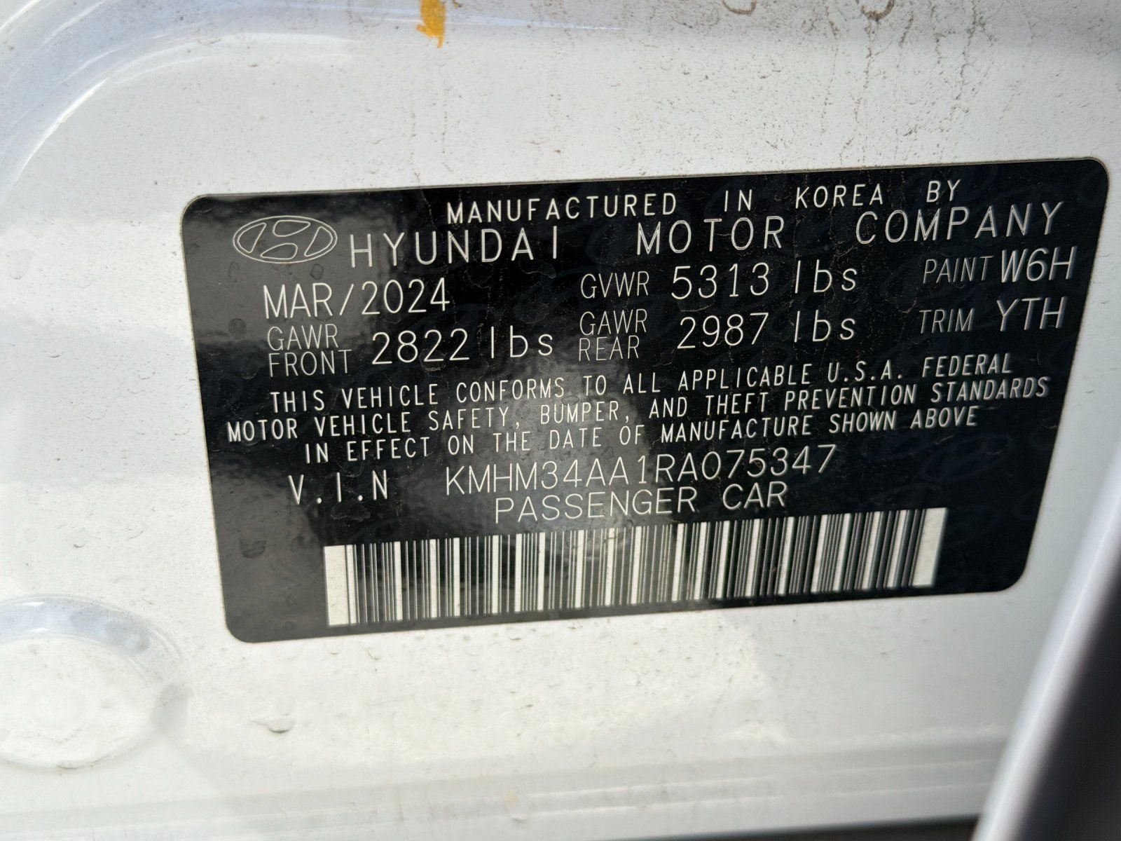 Used 2024 White Hyundai SEL image 28