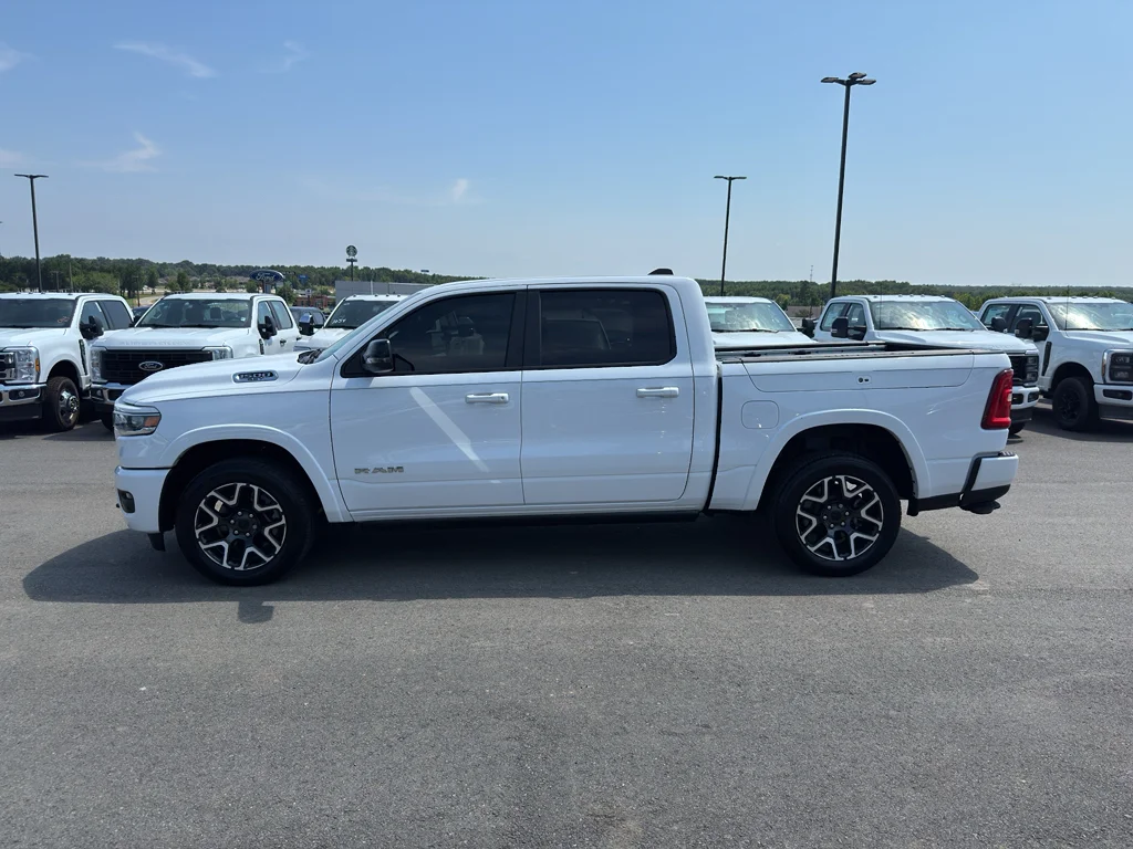 Used 2025 Bright White Clearcoat Ram Laramie image 8