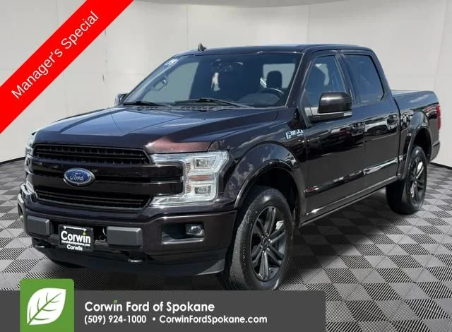 Used 2019 Magma Red Metallic Ford Lariat image 1