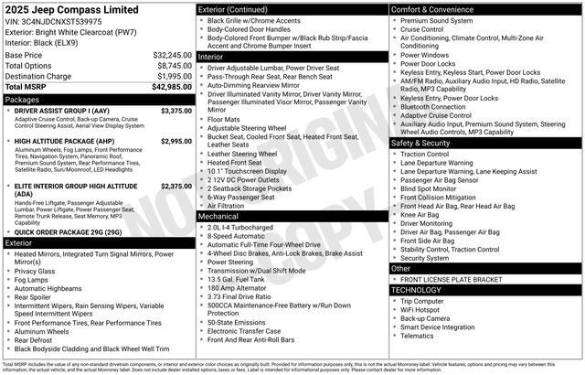 Used 2025 White Jeep Limited image 25