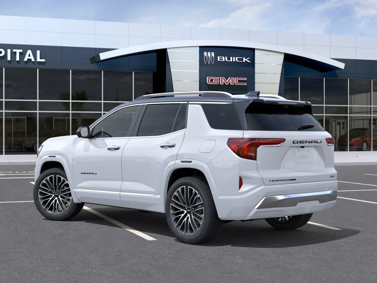 New 2027 GLACIER WHITE TRICOAT GMC AWD Denali image 4