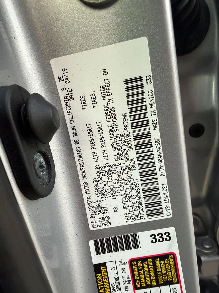 Used 2019 Silver Toyota TRD Sport image 24
