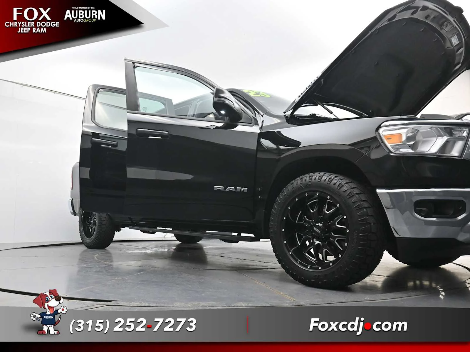Used 2023 Diamond Black Crystal Pearlcoat Ram Big Horn image 43