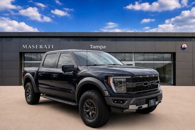 Used 2021 Antimatter Blue Metallic Ford Raptor image 1