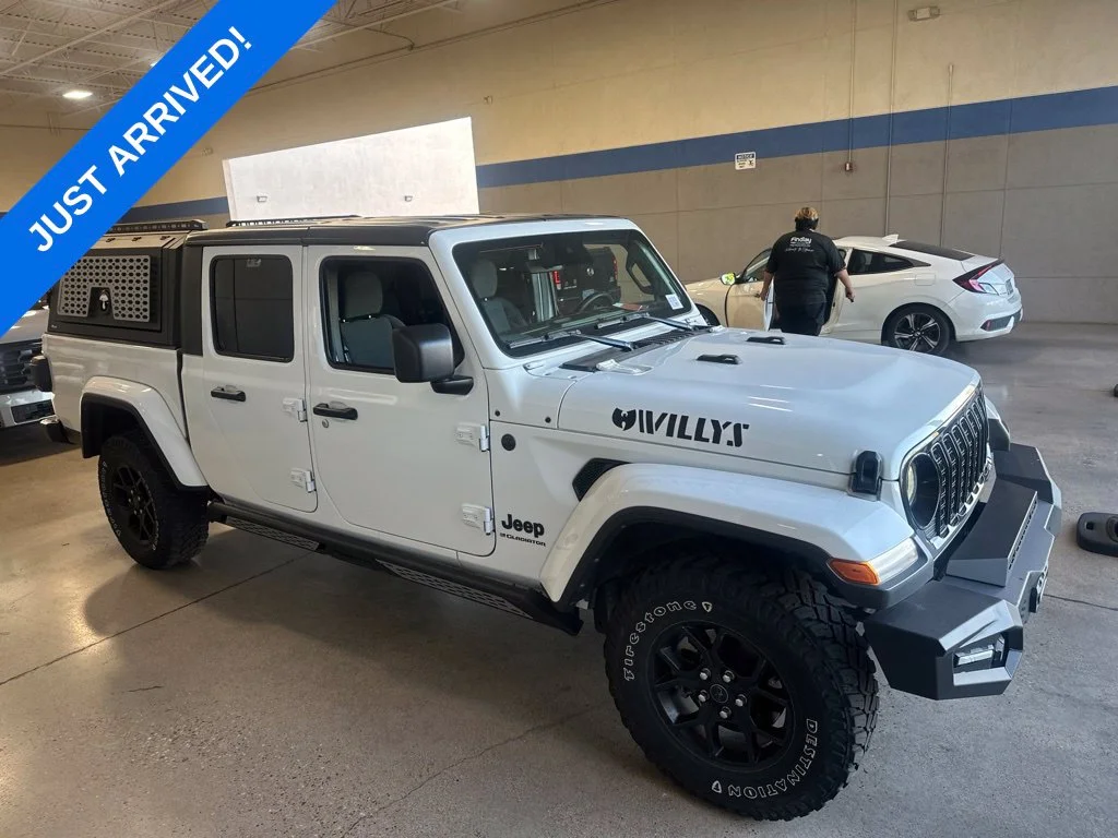 Used 2024 Bright White Clearcoat Jeep Willys image 2
