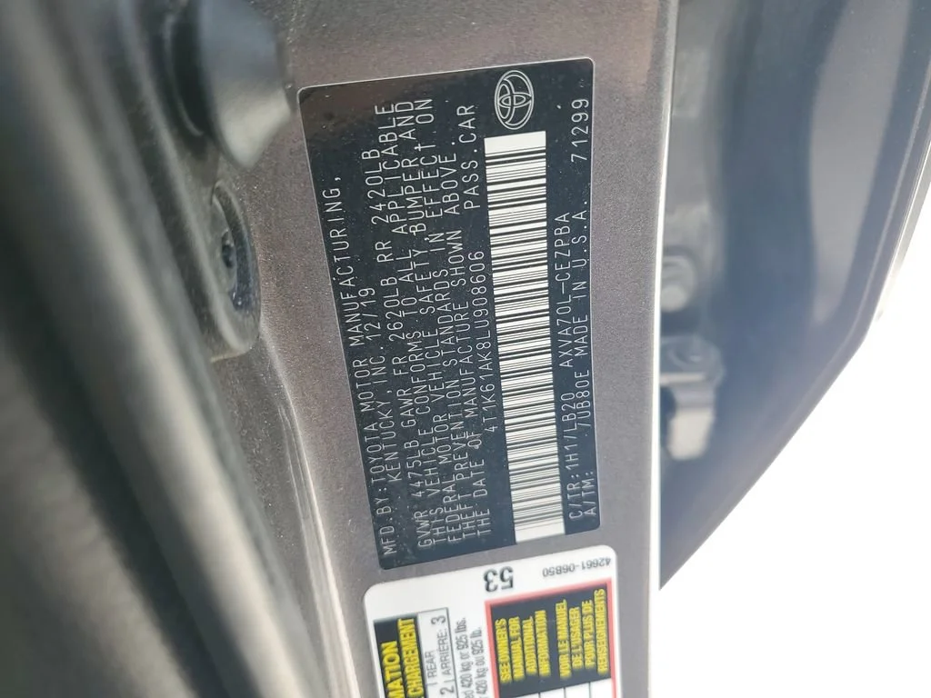 Used 2020 Gray Toyota XSE image 22