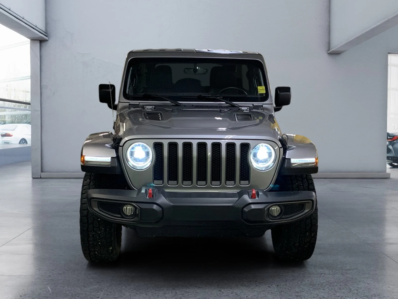 Used 2021 Billet Silver Metallic Clear Coat Jeep Unlimited Rubicon image 8