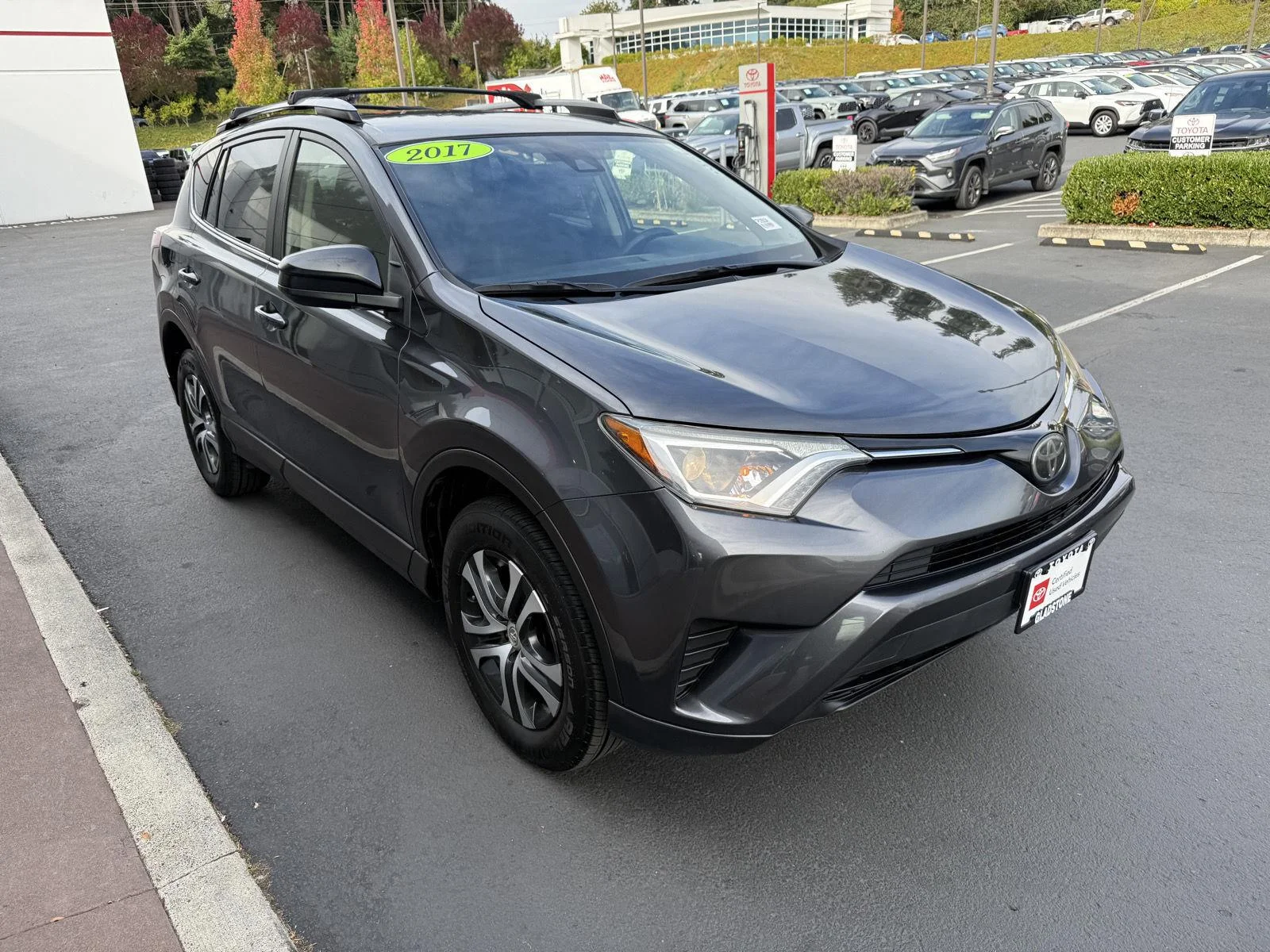 Used 2017 Magnetic Gray Metallic Toyota LE image 8