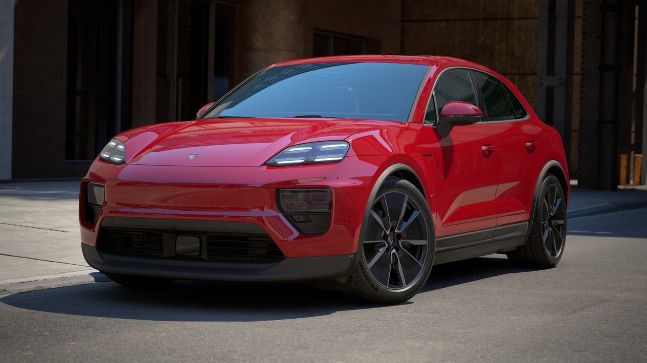 New 2027 Carmine Red Porsche Electric image 1