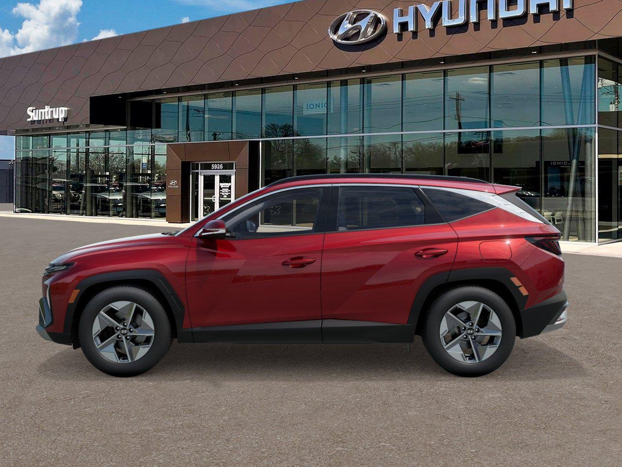New 2026 Ultimate Red Hyundai SEL Premium AWD image 3