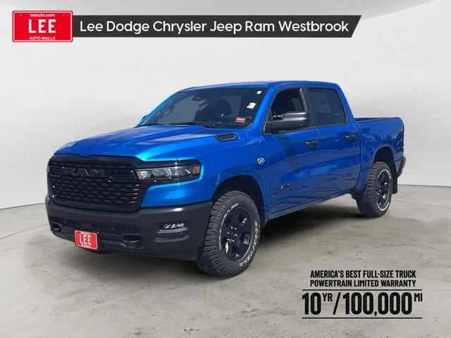 New 2026 Blue Pearl Ram WARLOCK CREW CAB 4X4 5